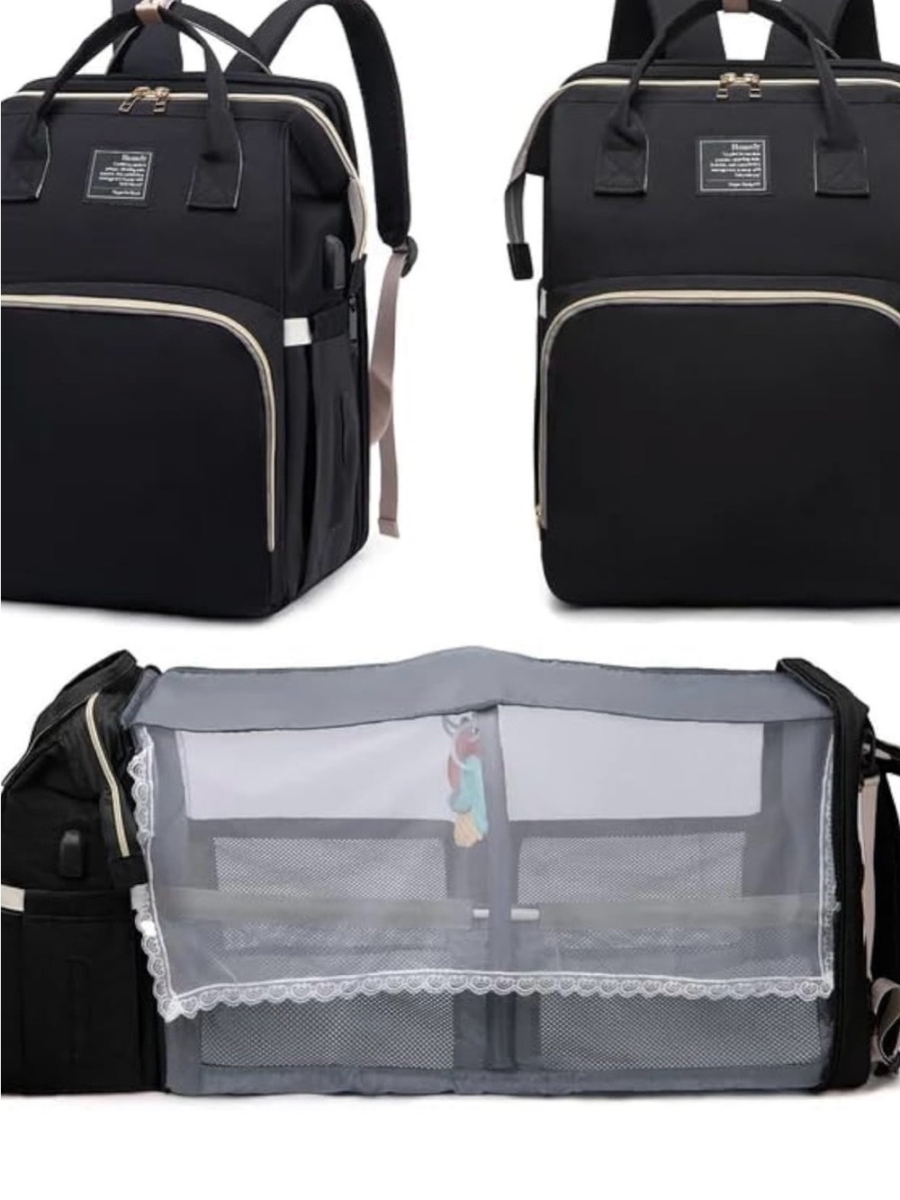 Diaper Bag Backpack with Changing Station